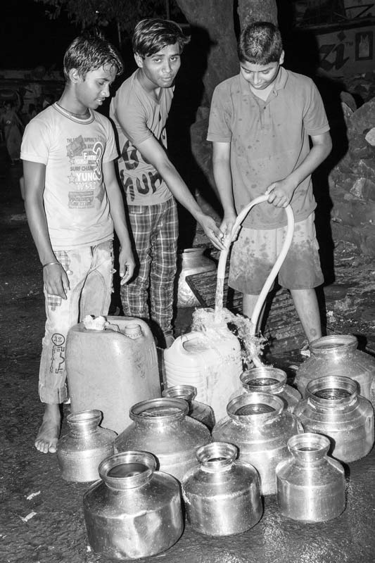 Children and Water - Prioritizing water over sleep in Mumbai, Maharashtra